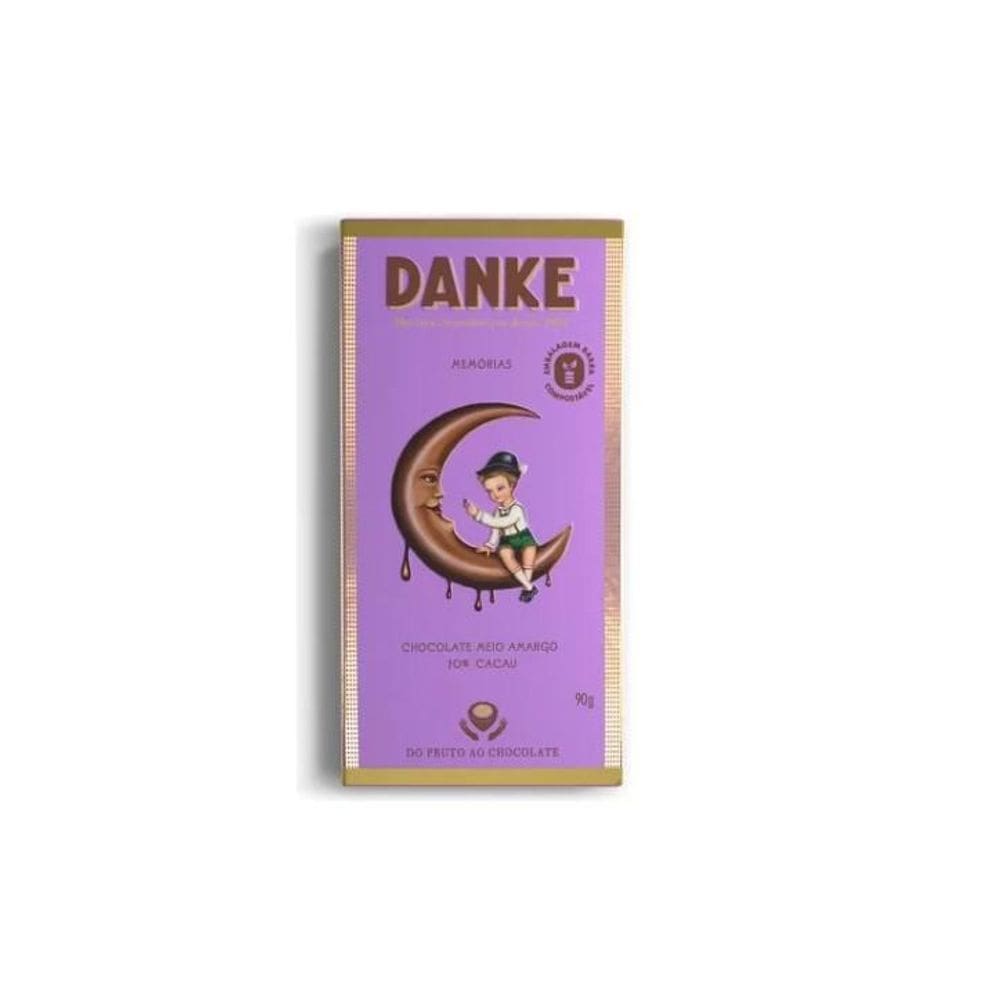 Chocolate Meio Amargo 70% Cacau Danke 90G