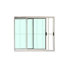 Janela 2 Folhas Com Grade Branco 120x120 Linha 18 Esmeralda