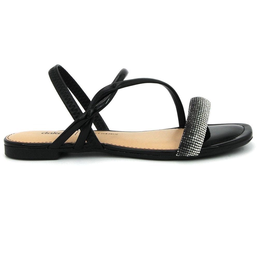 Sandália Feminina Dakota Rasteira Tiras Trançadas