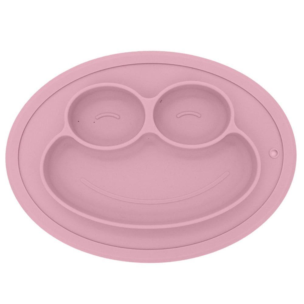 Prato Infantil Mimo SN23154 Silicone Rosa