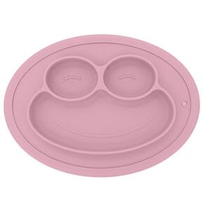 Prato Infantil Mimo SN23154 Silicone Rosa