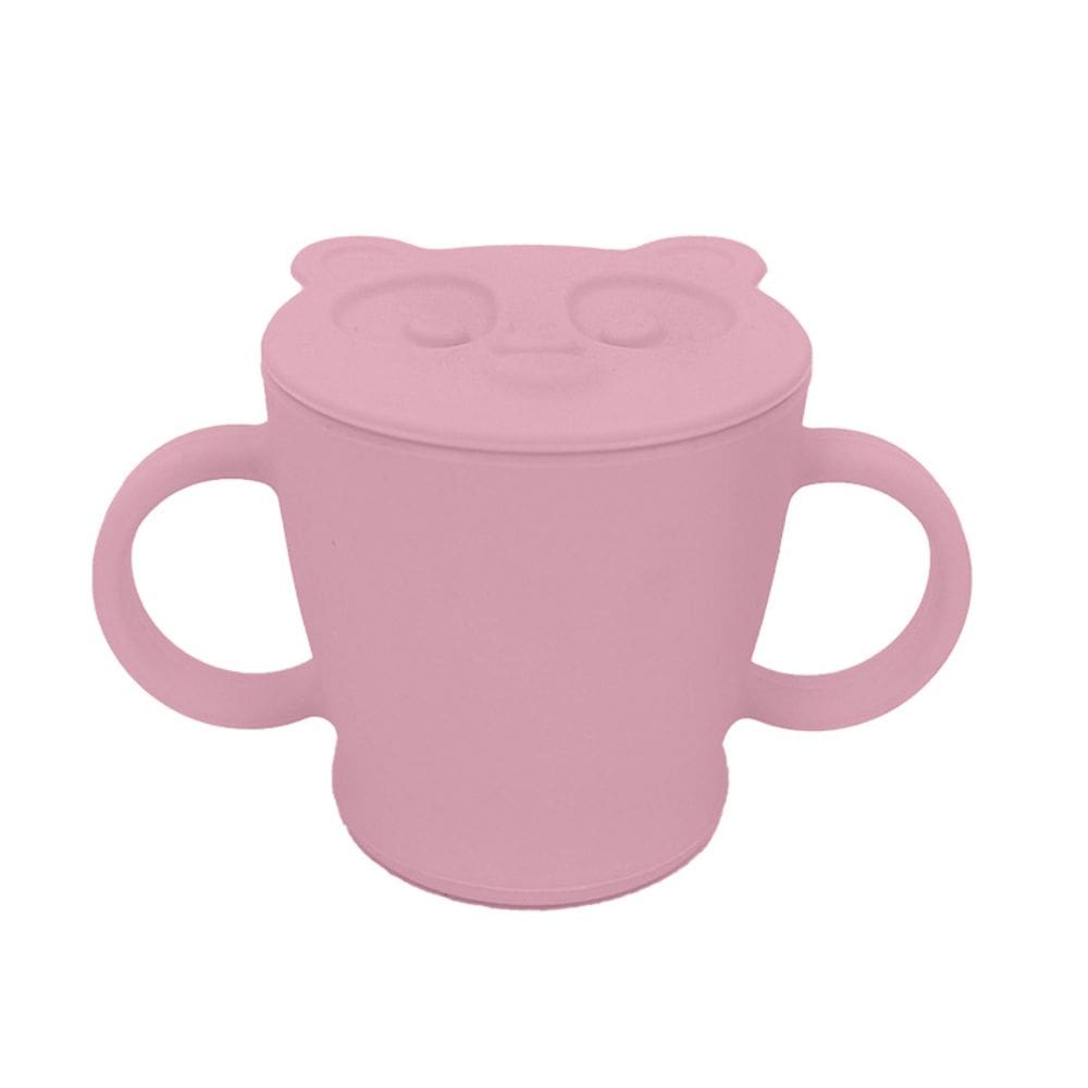 Copo Infantil Mimo SN23152 Silicone Rosa com Alças