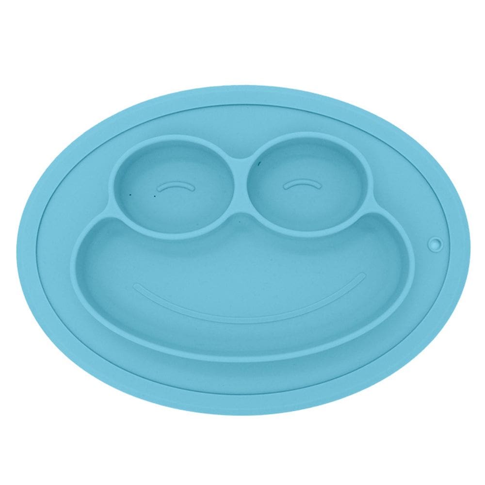 Prato Infantil Mimo SN23155 Silicone Azul