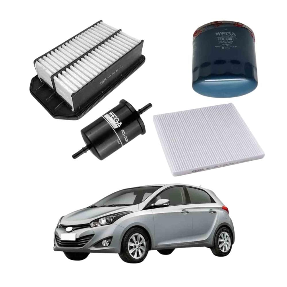 Kit Filtros Óleo Hyundai HB20 2019 A 2024 WKL226 Wega