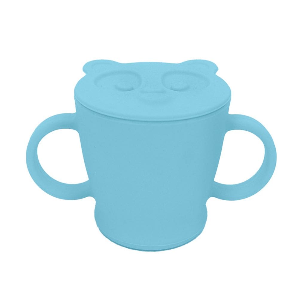 Copo Infantil Mimo SN23153 Silicone Azul com Alças