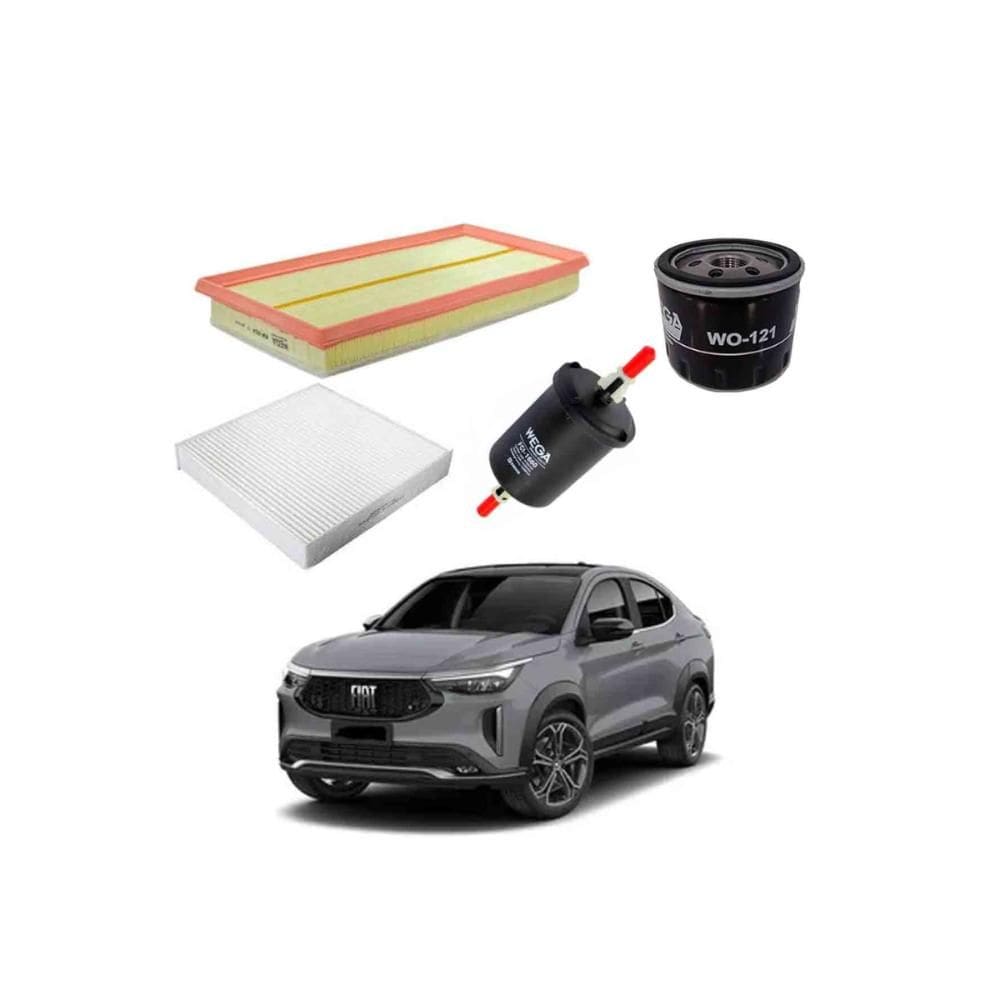 Kit Filtro Troca Óleo Fastback T270 2022 A 2024 WKL121 Wega