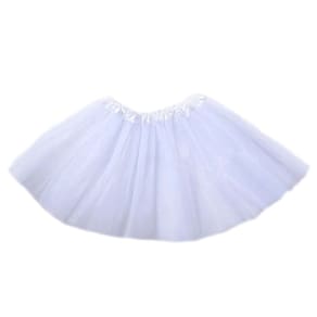 Saia De Tule Tutu Infantil Rococó Fantasia Ballet Carnaval Acessório Bloquinho Halloween Dia Das Bruxas