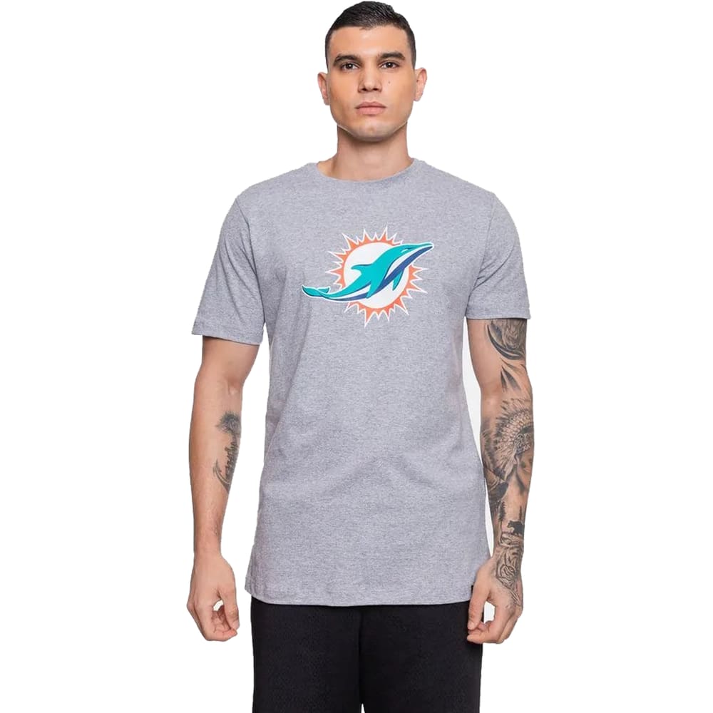 Camiseta Nfl Masculina Miami Dolphins Logo