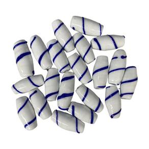 Kit 7 Firmas Azeitona 35X15Mm Murano Guias - Escolha A Cor