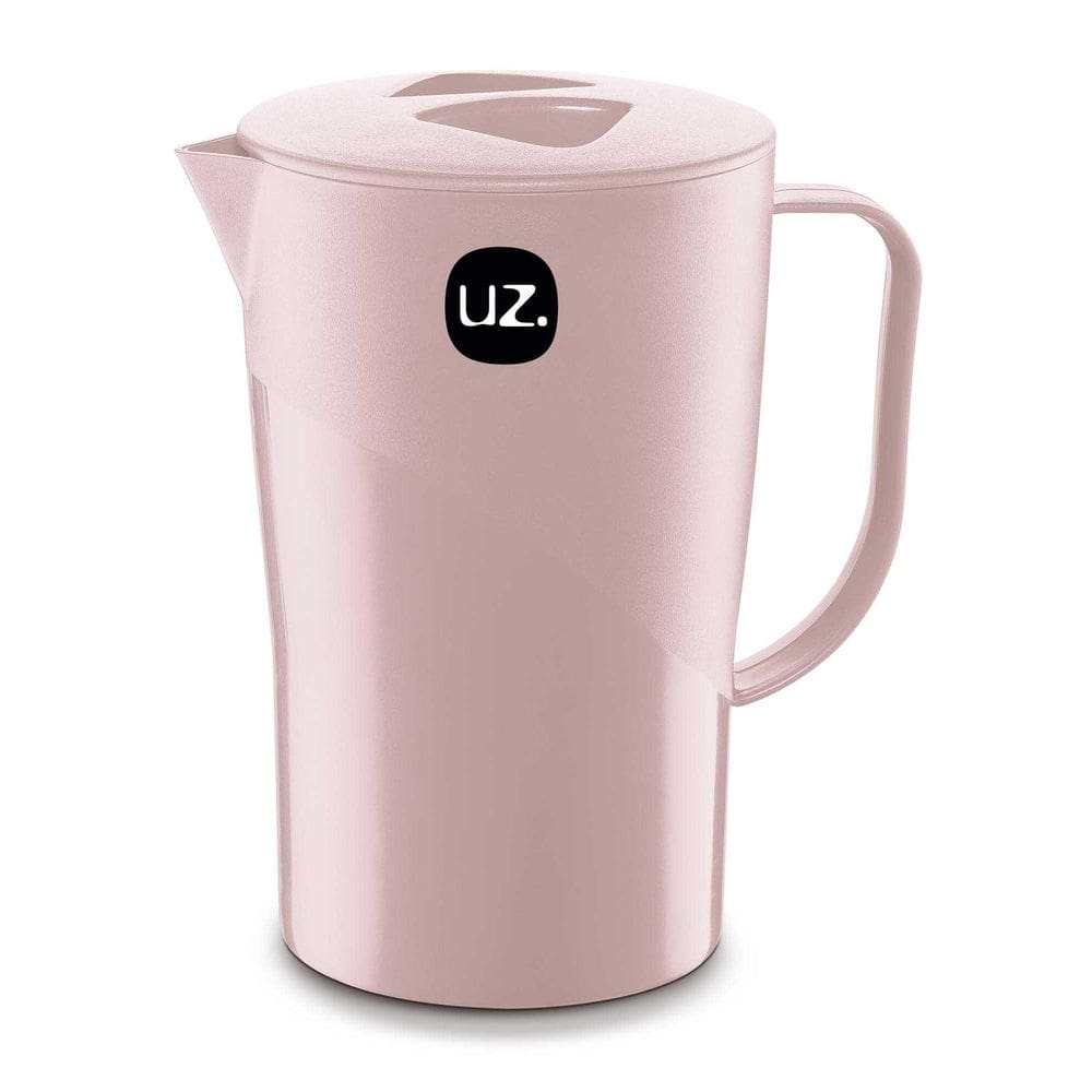 Jarra 2 Litros Com Tampa Para Suco Água Plástico Uz Rosa