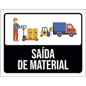 Kit 3 Placas Saída De Material Desenho 36X46