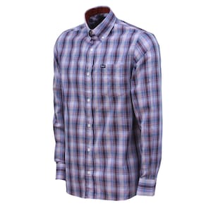 Camisa Masculina Manga Longa Azul Wrangler 34167