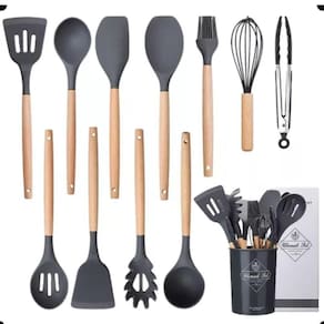 Kit 12 Utensílios Barato  Concha