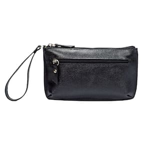 Bolsa Clutch Carteira de Mão Porta Celular Feminina em Couro Madamix