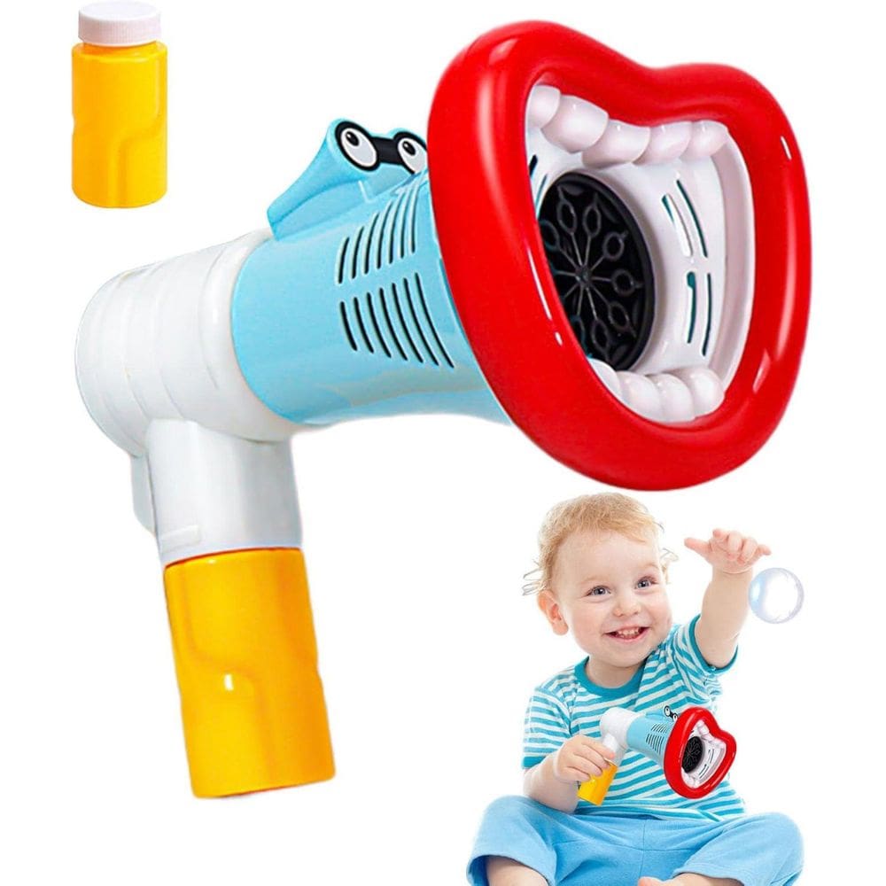 Máquina Sopro Automática Bolha De Sabão Megafone c/ Som