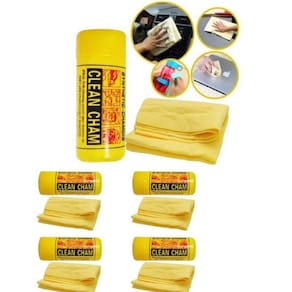 Kit 4 Toalhas Pano Alta Absorção Multiuso Enxuga Seca Carro
