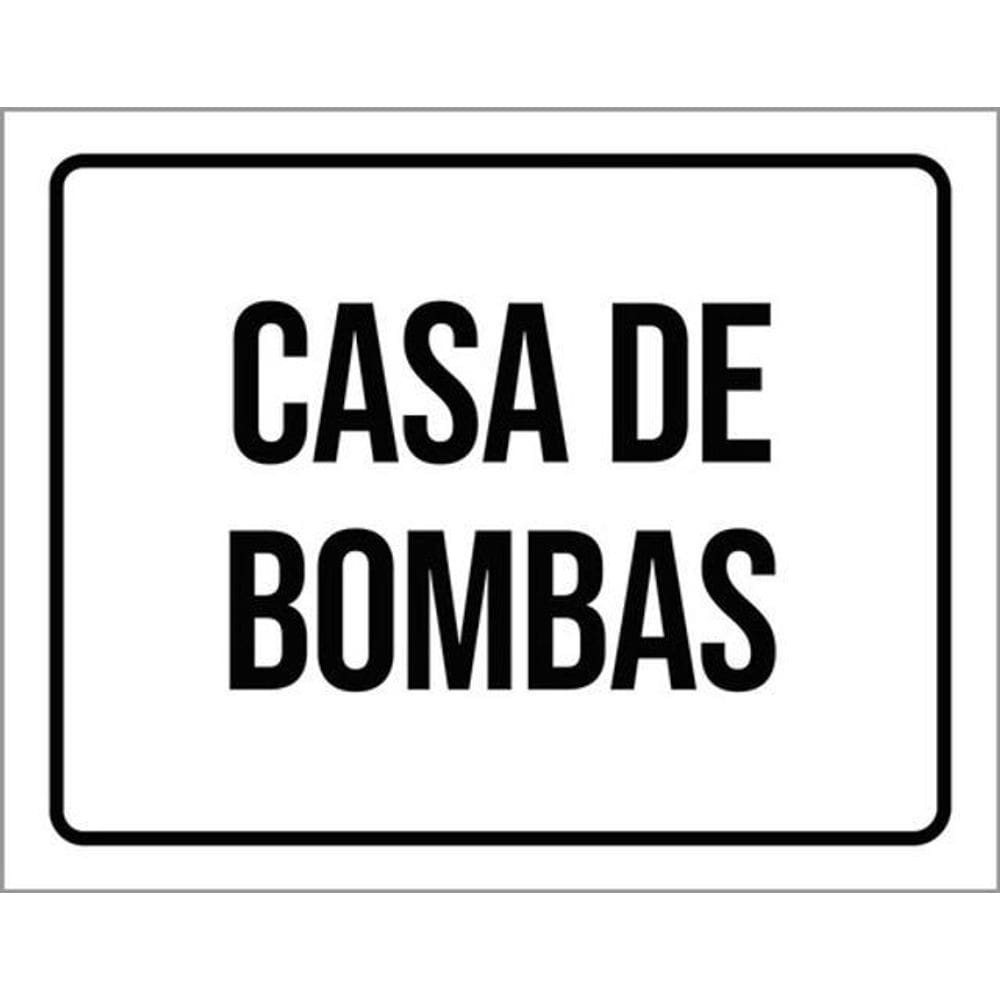 Kit 3 Placas Setor Casa De Bombas 36X46