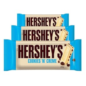 Chocolate Hersheys, 3 Barras 20G Cookies N Creme
