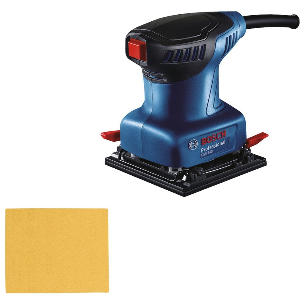 Lixadeira Orbital Profissional Bosch Gss140 127v Madeira Metal Parede 220w + Lixa