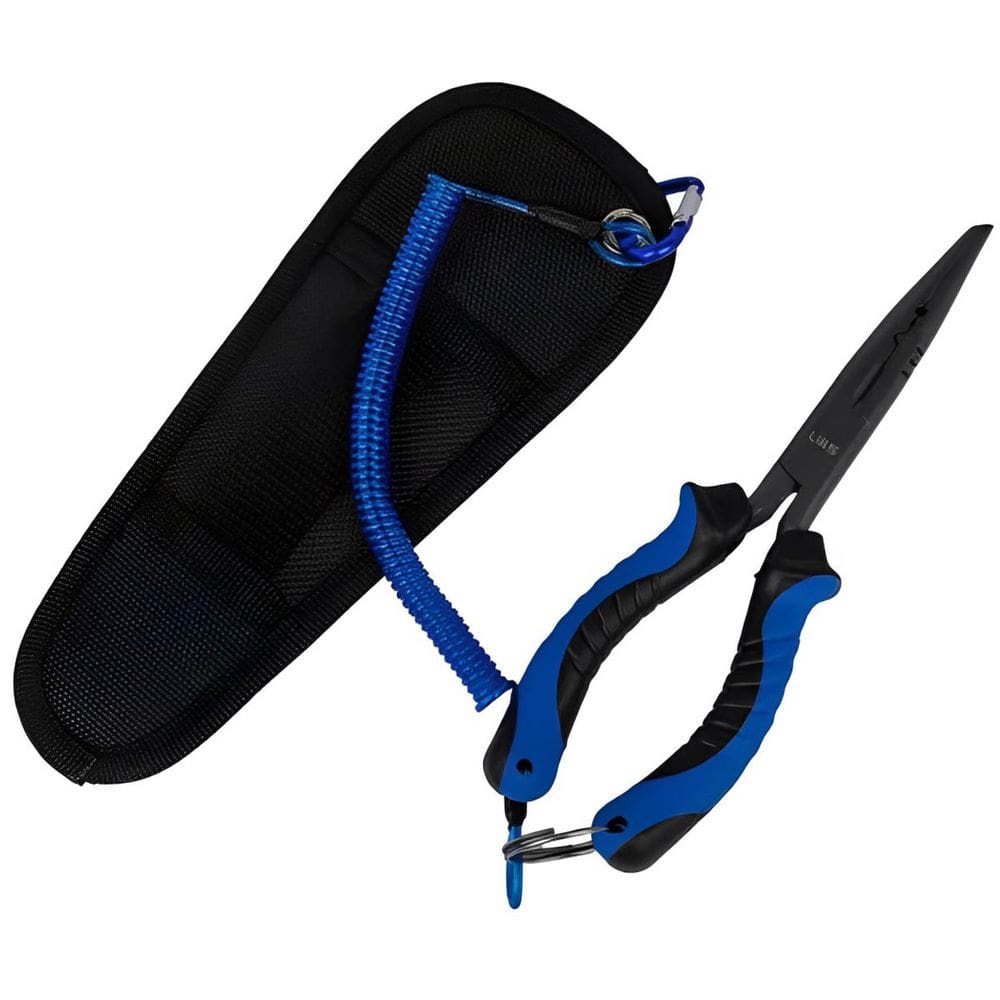 Alicate Lumis Bico Multifuncional Com Bainha E Cordão De Segurança Pesca Camping