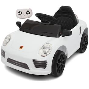 Carro Eletrico Shiny Toys Porsche Carrera S911 6V Controle Branco