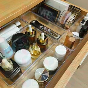 5 Organizadores Modular Ideal Escritorio Mesa Quarto Cozinha