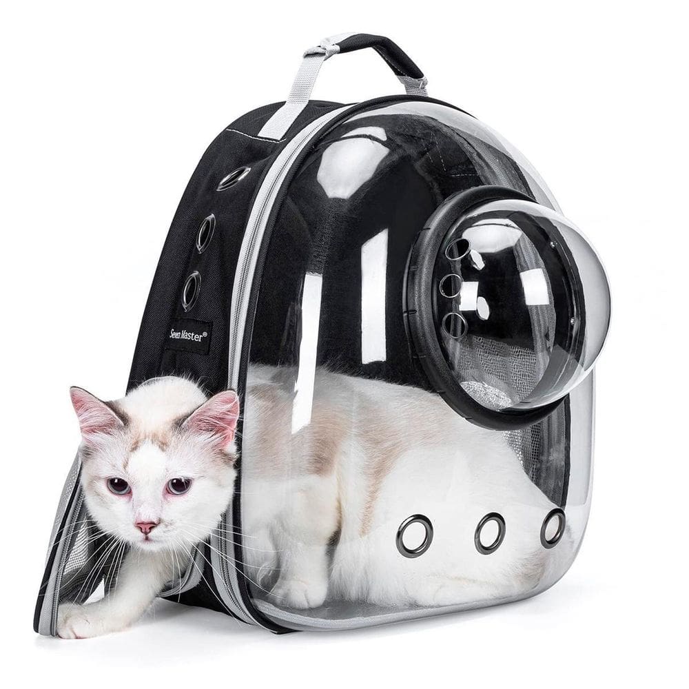 Mochila Para Gato E Cachorro Transparente Ideal Passeios