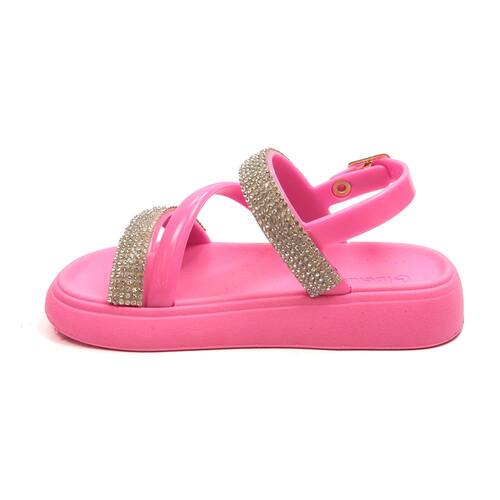 Sandália Infantil Menina Luelua Papete Ponto