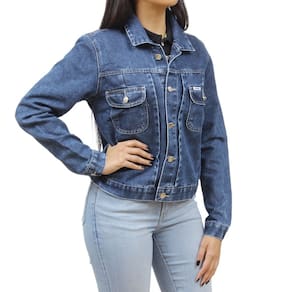 Jaqueta Jeans Feminina Azul Wrangler 34971