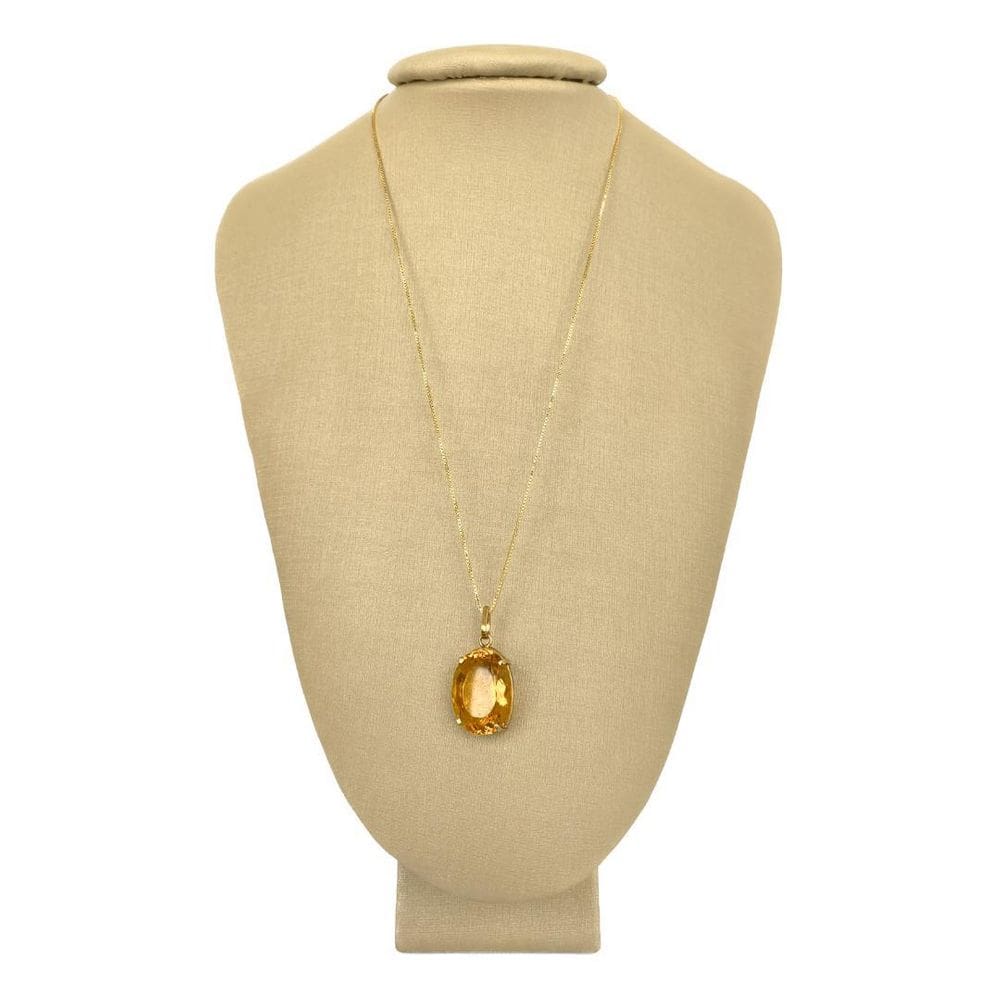 Pingente Prata + Ouro Citrino Incrível - P Vecchio