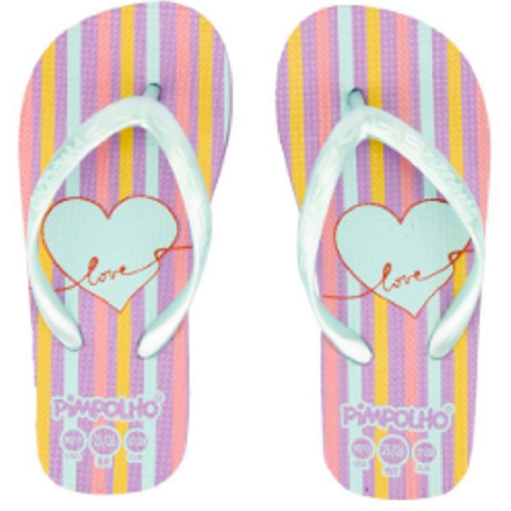 Chinelo Infantil Menina Pimpolho Praiana Slim