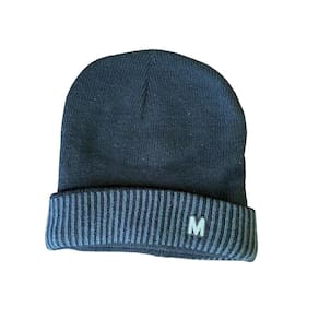 Touca Gorro Inverno Preta Forrada - 100% Poliéster