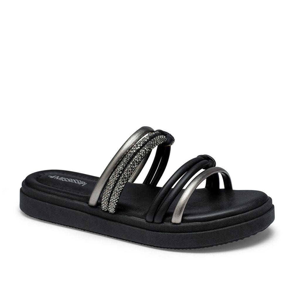 Tamanco Feminino Mississipi Flatform Tiras Cruzadas