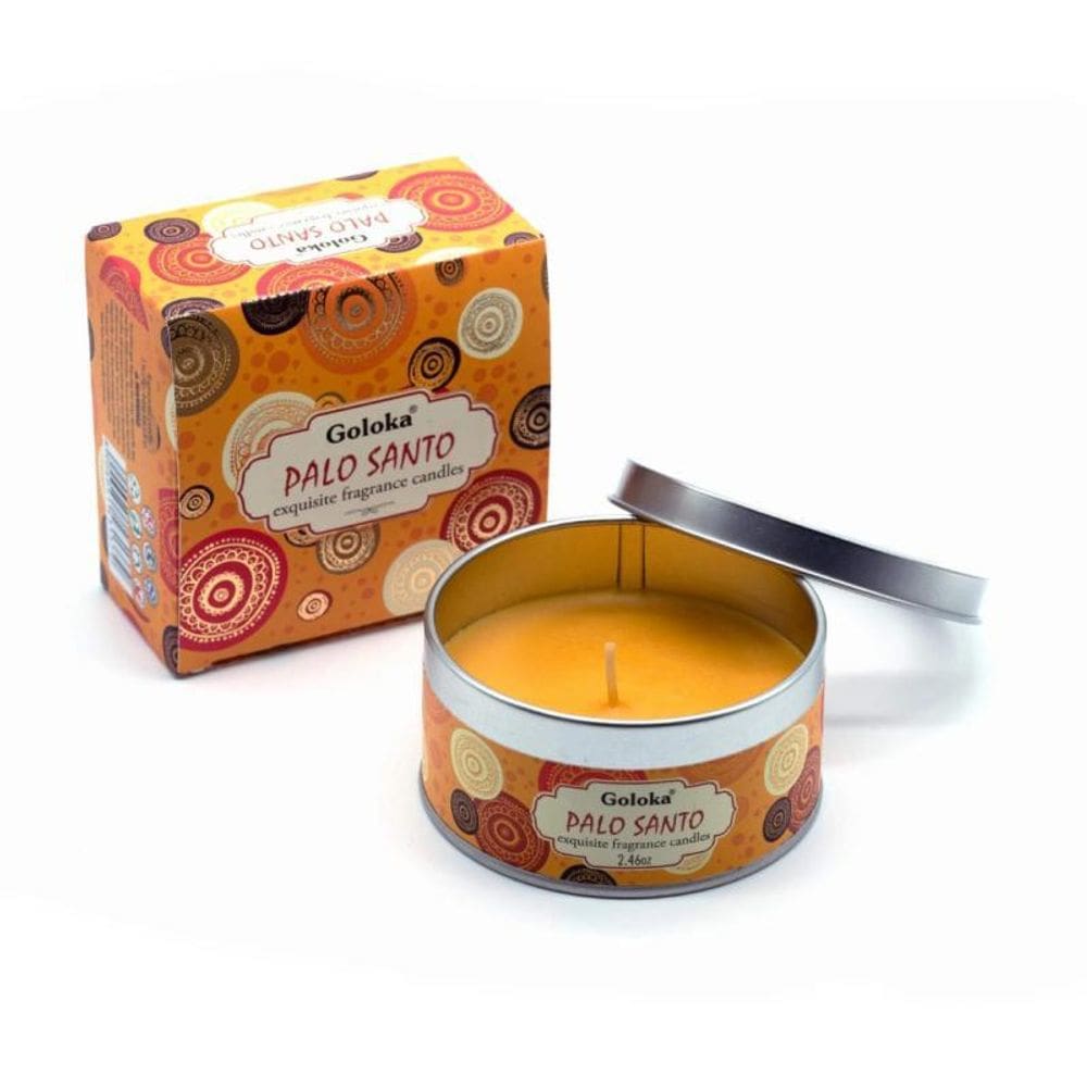 Vela Aromática Lata Indiana Goloka Vegano - Escolha O Aroma