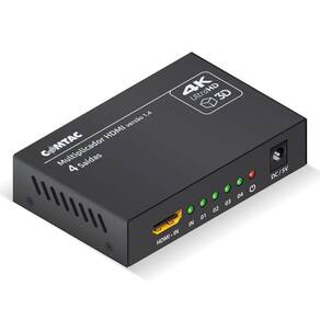 Multiplicador De Vídeo Hdmi 4K - Com 4 Saídas - Comtac 9378