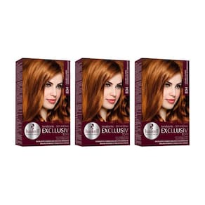 Coloraçao Haskell Ton 834 Louro Clr Dour Acobreado-Kit C/3Un