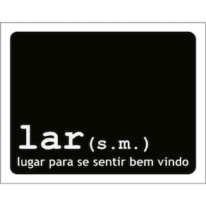 Kit 3 Placas Lar Lugar Sentir Bem Vindo 36X46