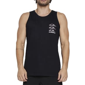 Regata Quiksilver Vertical Logos SM25 Masculina Preto