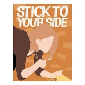 Kit 10 Placas Stick To Your Side 36X46
