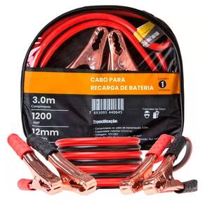 Cabo Auxiliar Para Emergência De Carro 1200Amp