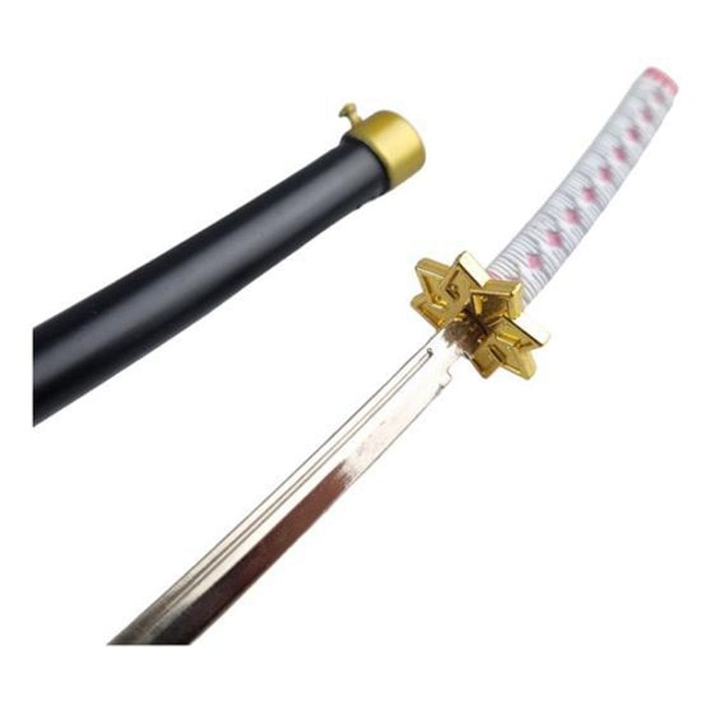 Mini Katana Demon Slayer Cabo Branco Rosa