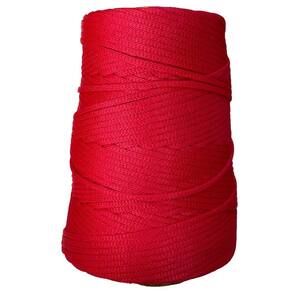 Fio Náutico Cordão 400G 5Mm 210M Croche - Vermelho