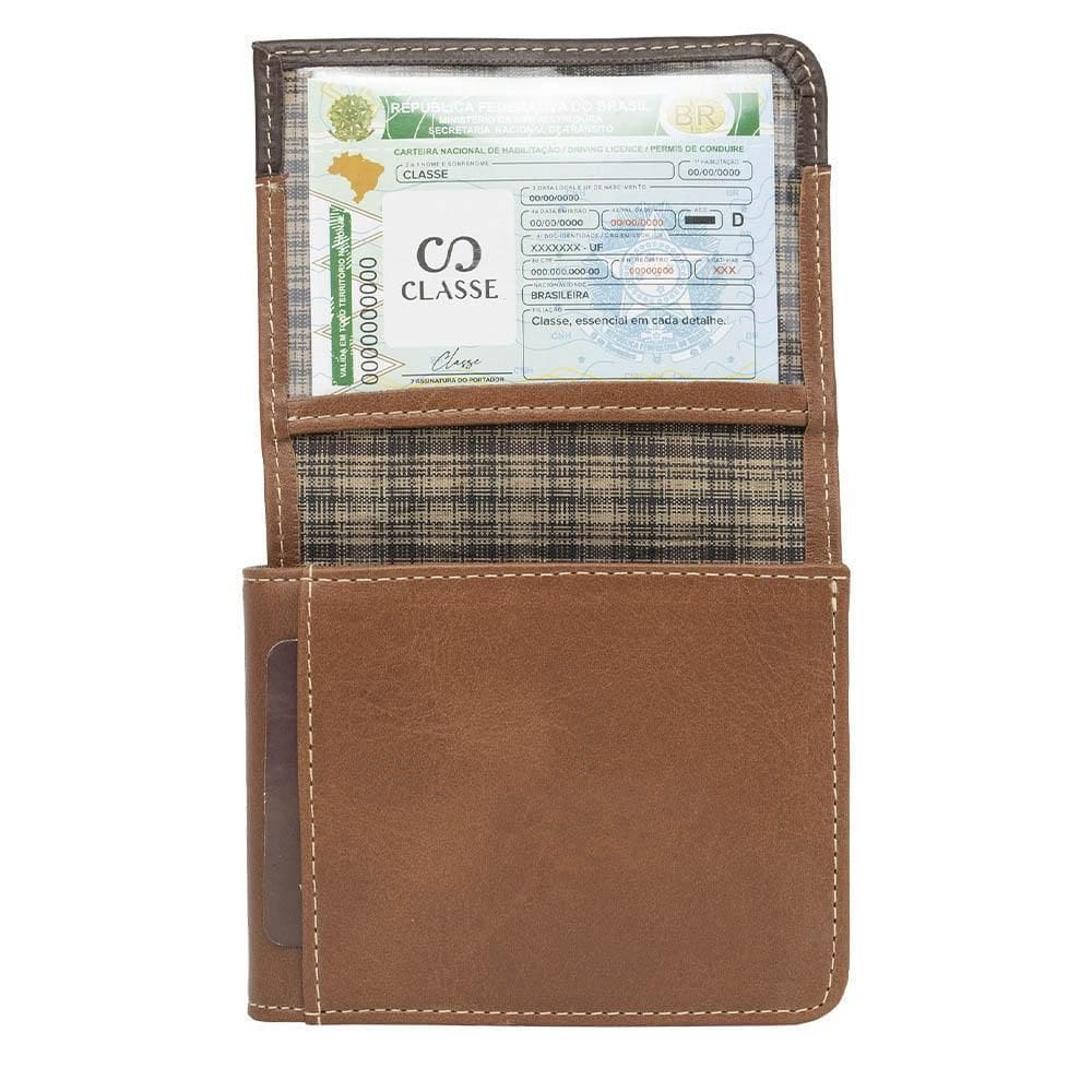 Carteira Masculina Classe Couro Slim L M218