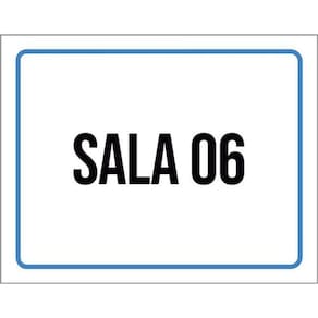 Kit 10 Placas Sala 6 Setor 36X46