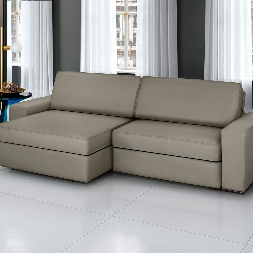 Sofá Cosmos - Retrátil / Reclinável 240 Cm Castor