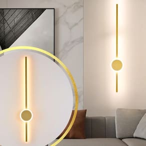 Luminária Arandela Parede 60Cm Barra Led 24 Watts Gimpo
