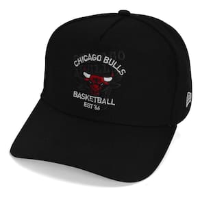 Boné New Era 9Forty A-Frame NBA Chicago Bulls Core Preto