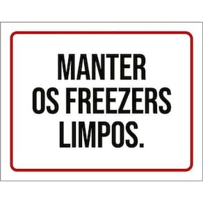Kit 5 Placas Manter Os Freezers Limpos 36X46