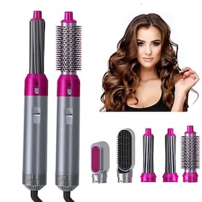 Escova Modeladora 5 Em 1 Secador Cabelo Multifuncional 220V