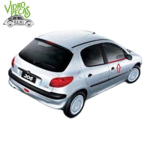 Pestana Externa Dianteira Direita Peugeot 206 207 4Pts